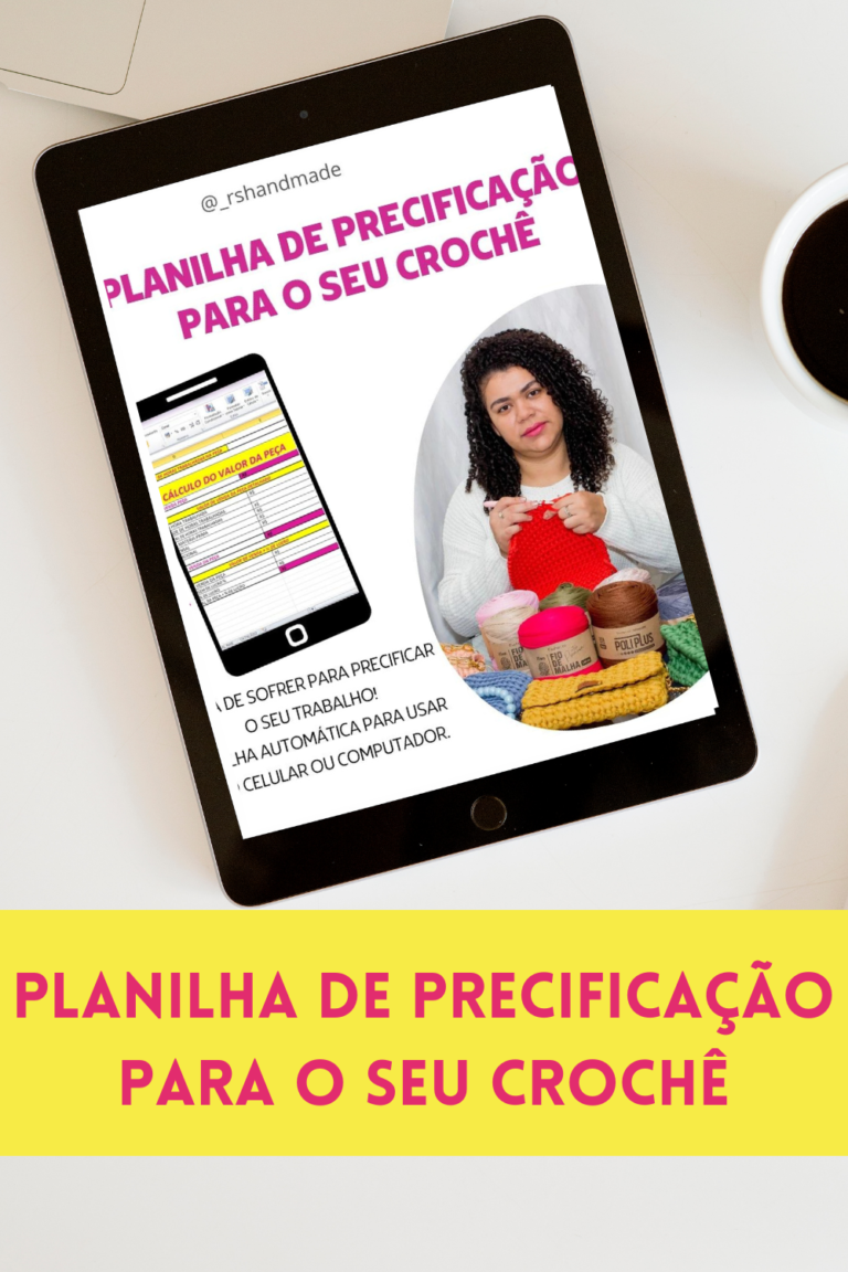 planilha de precificação para crochê